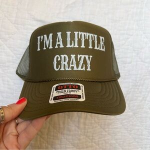 Morgan Wallen inspired I’m a little crazy trucker hat